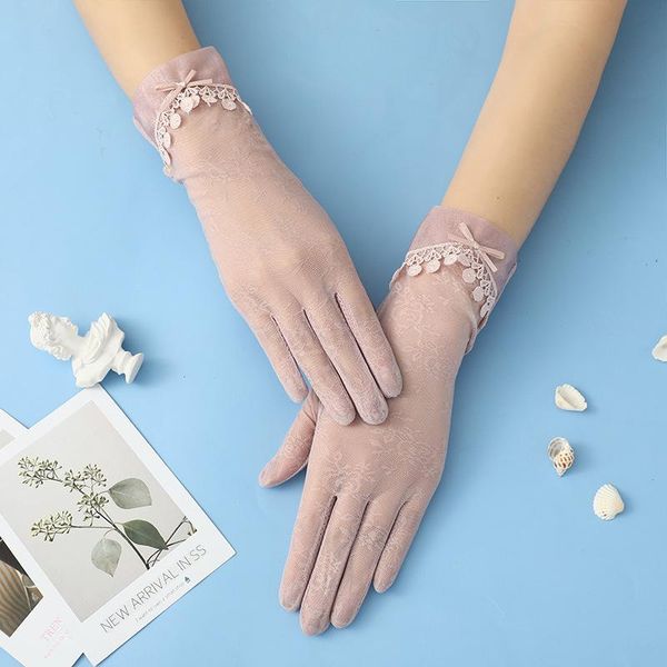 five fingers gloves summer women sun protection breathable silk lacework driving of thin touch screen lady transparent party glove, Blue;gray
five fingers gloves summer women sun protection breathable silk lacework driving of thin touch screen lady transparent party glove, Blue;gray