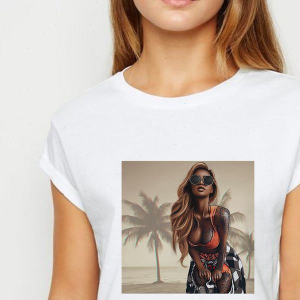 melanin black girl women graphic print t shirt fashion streetwear personality loose breathable womens, White
melanin black girl women graphic print t shirt fashion streetwear personality loose breathable womens, White