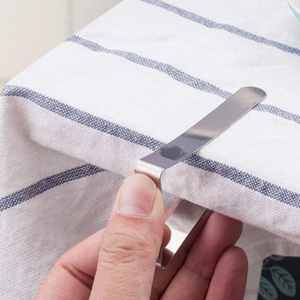 mats & pads 6pcs/bag durable table clamp anti-deform stainless steel smooth easy use rustproof tablecloth clip for home decoration
mats & pads 6pcs/bag durable table clamp anti-deform stainless steel smooth easy use rustproof tablecloth clip for home decoration