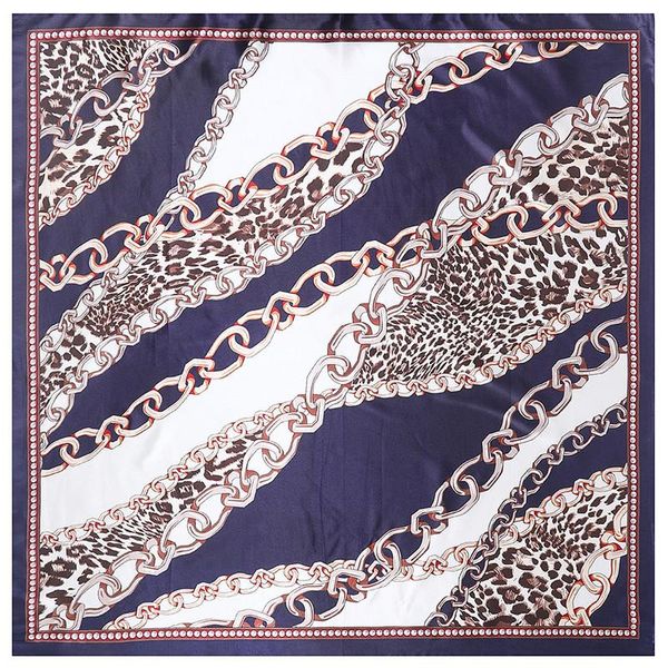 scarves pobing women scarf luxury leopard chain print hijab silk satin shawl foulard square head lady neckchief wraps 90x90cm, Blue;gray
scarves pobing women scarf luxury leopard chain print hijab silk satin shawl foulard square head lady neckchief wraps 90x90cm, Blue;gray