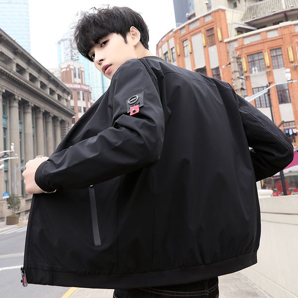 coat spring and autumn 2021 tooling et loose trend ruffian handsome men's inschao brand casual coat, Black;brown
coat spring and autumn 2021 tooling et loose trend ruffian handsome men's inschao brand casual coat, Black;brown