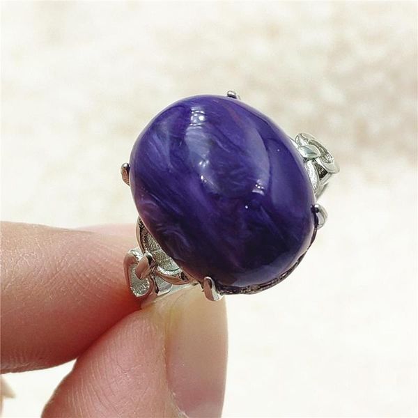cluster rings genuine natural purple charoite adjustable ring gemstone russia 925 sterling silver 15x13mm, Golden;silver
cluster rings genuine natural purple charoite adjustable ring gemstone russia 925 sterling silver 15x13mm, Golden;silver