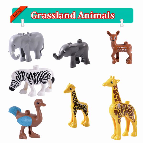 3Pieces/LotDIY Grassland Animals Building Blocks Elephant Giraffe Zebra Sika Deer Ostrich Kids Toys Bricks For Children Kids Gifts
3Pieces/LotDIY Grassland Animals Building Blocks Elephant Giraffe Zebra Sika Deer Ostrich Kids Toys Bricks For Children Kids Gifts