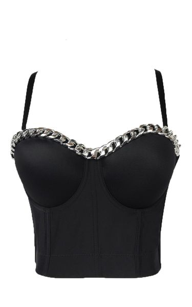 silver decorative chain tube corset black tank women white crop camisole short outer wear prom party costume women's tanks & c
silver decorative chain tube corset black tank women white crop camisole short outer wear prom party costume women's tanks & c