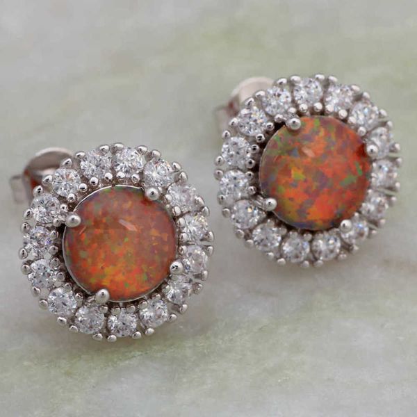 brown fashion bijoux black opal stamp sier colour overlay women study earrings jewellery ae353, Golden
brown fashion bijoux black opal stamp sier colour overlay women study earrings jewellery ae353, Golden