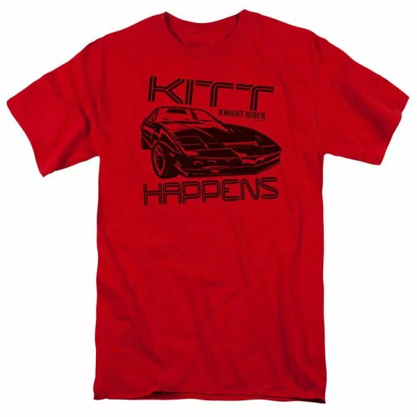 Knight Rider Kitt Happens T Shirt Mens Michael Car Licensed Classic TV Red, White;black
Knight Rider Kitt Happens T Shirt Mens Michael Car Licensed Classic TV Red, White;black