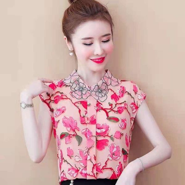 women's blouses & shirts 2021 spring and summer korean style floral chiffon short-sleeved shirt women foreign fashion loose casual, White
women's blouses & shirts 2021 spring and summer korean style floral chiffon short-sleeved shirt women foreign fashion loose casual, White