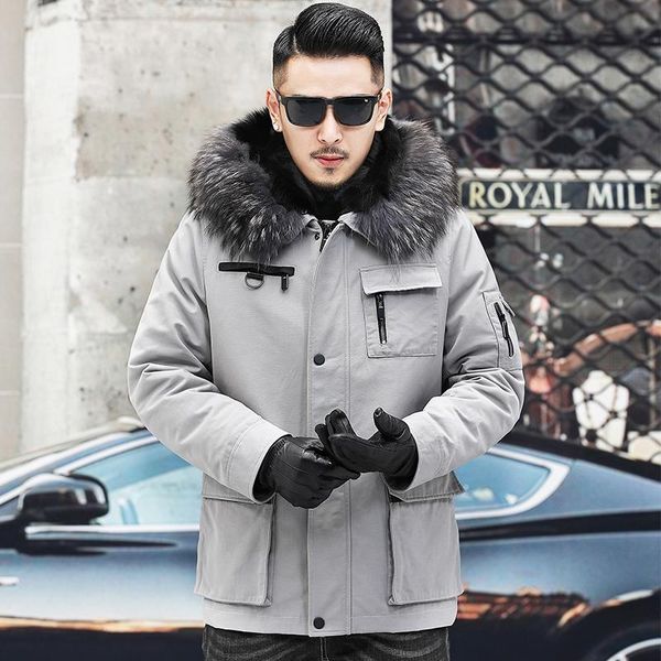 men's leather & faux autumn winter warm thick casual real wool liner jacket men 2021 hooded big raccoon fur collar male parka chaquetas, Black
men's leather & faux autumn winter warm thick casual real wool liner jacket men 2021 hooded big raccoon fur collar male parka chaquetas, Black
