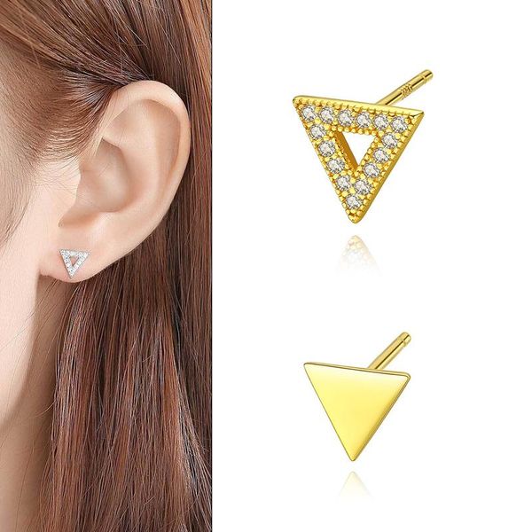 other classic triangular earrings 925 silver for women korean version of the small fresh simple geometric, Golden;silver
other classic triangular earrings 925 silver for women korean version of the small fresh simple geometric, Golden;silver