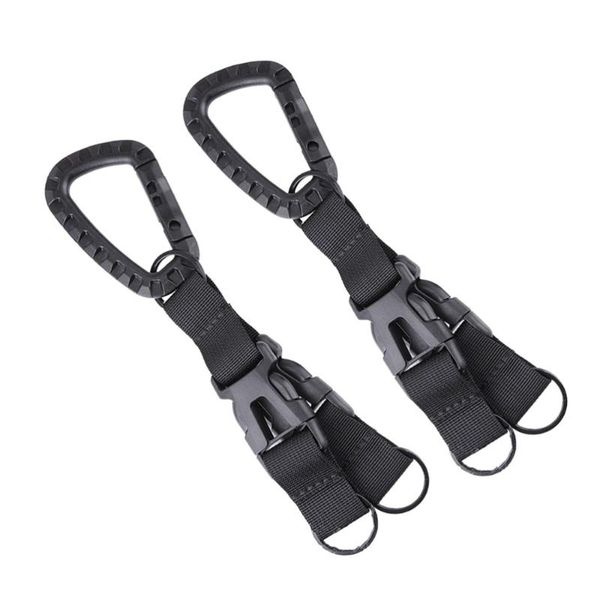 cords, slings and webbing 2pc buckle hanging holder portable lanyard clip carabiner keychain hook for fishing mountaineering (black)
cords, slings and webbing 2pc buckle hanging holder portable lanyard clip carabiner keychain hook for fishing mountaineering (black)