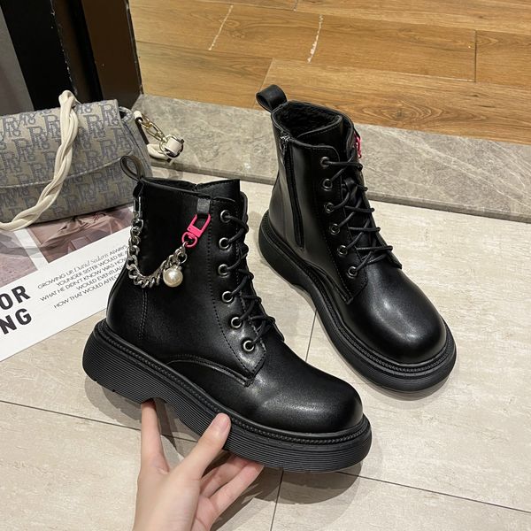 boots patent leather boots autumn genuine chunky cow hide heel current decoration platform women's gndx, Black
boots patent leather boots autumn genuine chunky cow hide heel current decoration platform women's gndx, Black