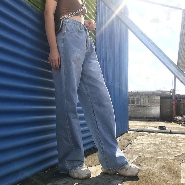 women's jeans mazefeng high waist women wide leg pants plus size punk korean style trouser casual harajuku female joggers, Blue
women's jeans mazefeng high waist women wide leg pants plus size punk korean style trouser casual harajuku female joggers, Blue