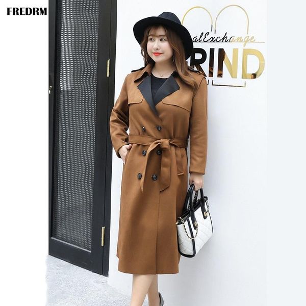 women's trench coats fredrm women big size 2021 autumn spring ladies turn-down collar with waistband plus 6xl female outerwear, Tan;black
women's trench coats fredrm women big size 2021 autumn spring ladies turn-down collar with waistband plus 6xl female outerwear, Tan;black