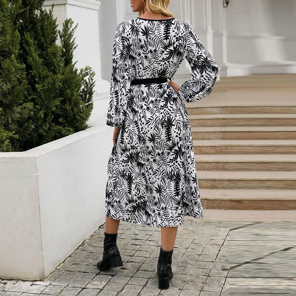 casual dresses autumn spring v-neck tie bow party dress office lady elegant ruffles women printing long sleeve lace-up, Black;gray
casual dresses autumn spring v-neck tie bow party dress office lady elegant ruffles women printing long sleeve lace-up, Black;gray