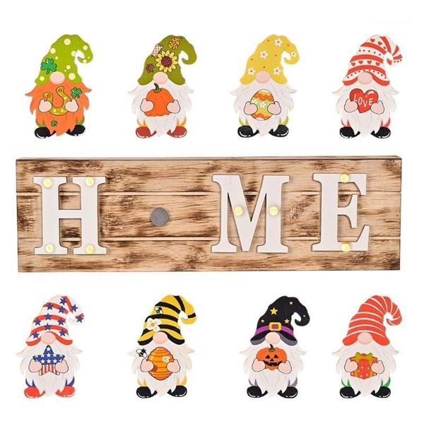 party decoration interchangeable home sign for front door with 8 gnome icons led light wooden hangers farmhouse porch decor1
party decoration interchangeable home sign for front door with 8 gnome icons led light wooden hangers farmhouse porch decor1