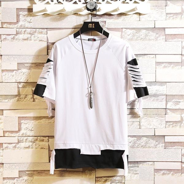 design 2021 summer t shirt men short-sleeve tee slim fit mens shirts ribbons fashion style tshirt casual t-shirt clothes men's t-shirts, White;black
design 2021 summer t shirt men short-sleeve tee slim fit mens shirts ribbons fashion style tshirt casual t-shirt clothes men's t-shirts, White;black