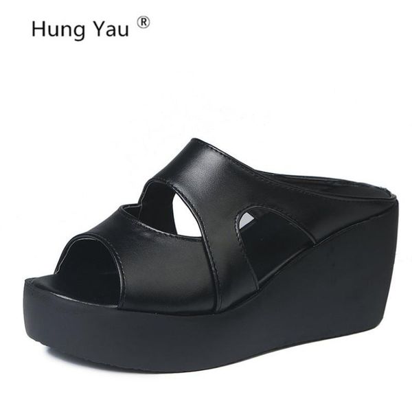 summer shoes woman platform sandals gladiator wedges soft leather casual peep toe women zapatos mujer size 35-41, Black
summer shoes woman platform sandals gladiator wedges soft leather casual peep toe women zapatos mujer size 35-41, Black