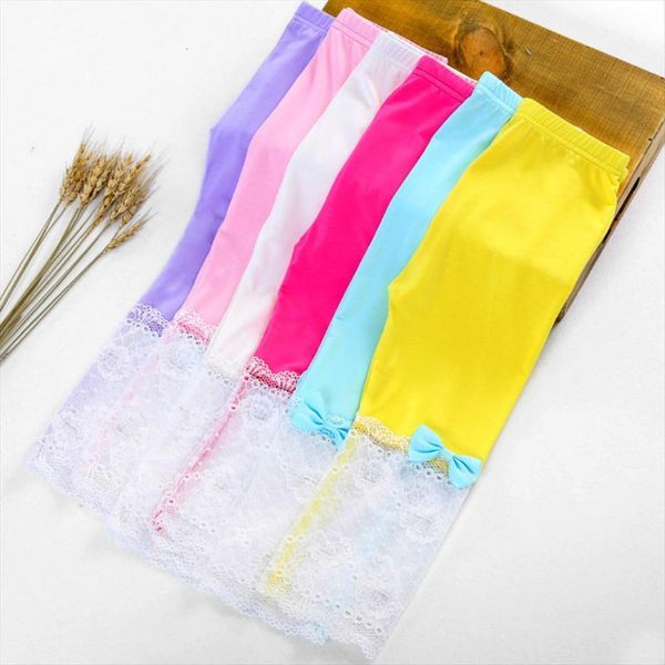 summer sweet childrens pants 3 9 years old girls leggings modal lace cropped trousers, Blue
summer sweet childrens pants 3 9 years old girls leggings modal lace cropped trousers, Blue