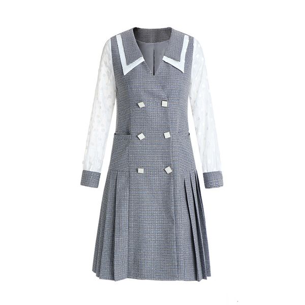 casual dresses fall autumn long sleeve lapel neck grey plaid print panelled pleated double-breasted dress elegant wsp23101 dva3, Black;gray
casual dresses fall autumn long sleeve lapel neck grey plaid print panelled pleated double-breasted dress elegant wsp23101 dva3, Black;gray