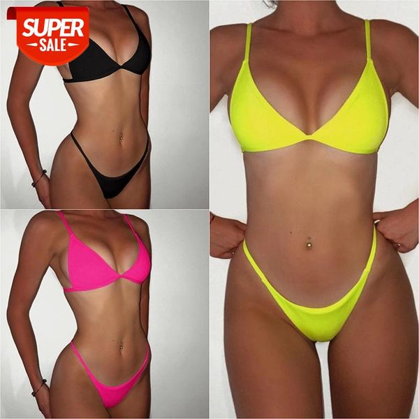 2020 solid bikini swimwear women swimsuit deep v set low waist bathing suit beachwear swimming maillot de bain #3z1j, White;black
2020 solid bikini swimwear women swimsuit deep v set low waist bathing suit beachwear swimming maillot de bain #3z1j, White;black