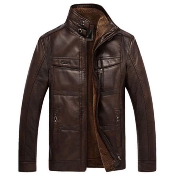 men's jackets 2021 brand middle-aged autumn and winter leisure fur coat one plush thickened, Black;brown
men's jackets 2021 brand middle-aged autumn and winter leisure fur coat one plush thickened, Black;brown