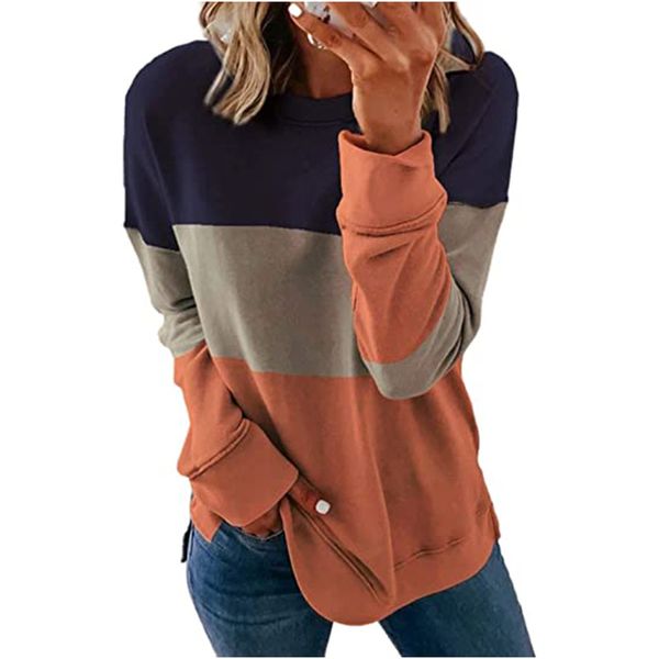 ladies loose sweatshirt oversize stitching hoodie fall/winter pullover sweater student jacket casual outerwear 001, Black
ladies loose sweatshirt oversize stitching hoodie fall/winter pullover sweater student jacket casual outerwear 001, Black
