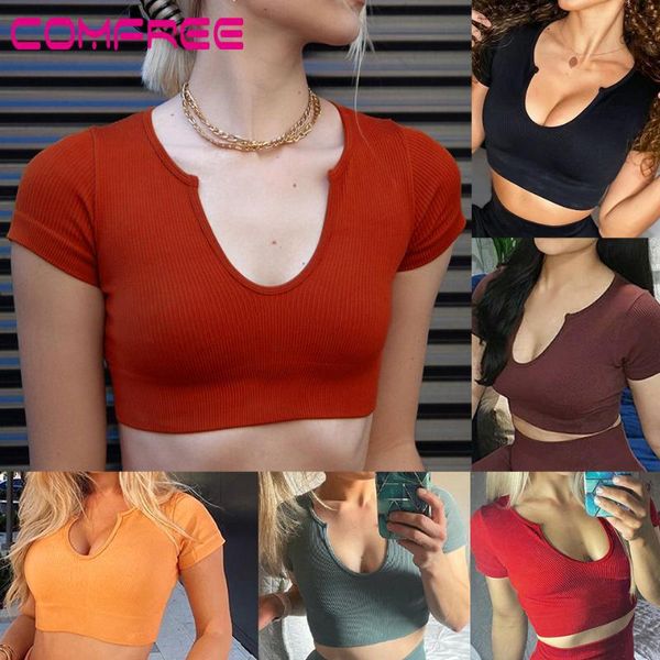 women yoga summer short sleeve workout shirts ribbed notch neckline t-shirt for athletic fitness running tank crop outfit
women yoga summer short sleeve workout shirts ribbed notch neckline t-shirt for athletic fitness running tank crop outfit
