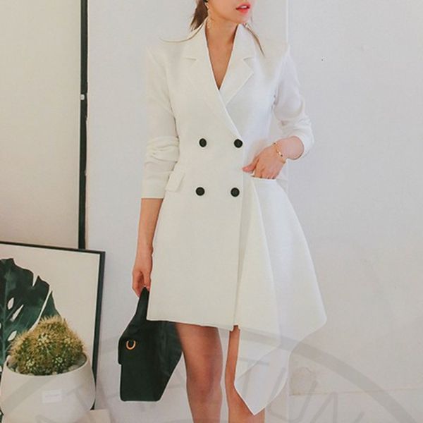 Casual Dresses LANMREM autumn Fashion Women Loose Solid Color Suit Collar Double-breasted Irregular Dress TC808 7A7B, Black;gray
Casual Dresses LANMREM autumn Fashion Women Loose Solid Color Suit Collar Double-breasted Irregular Dress TC808 7A7B, Black;gray