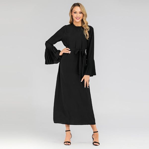 ethnic clothing muslim dress middle east fashion round neck slim pleated sleeve dubai abaya turkey plus size long donsignet, Red
ethnic clothing muslim dress middle east fashion round neck slim pleated sleeve dubai abaya turkey plus size long donsignet, Red