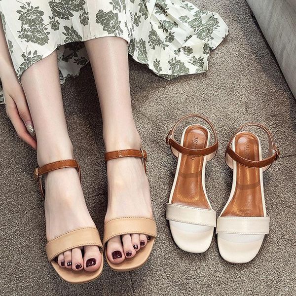 dress shoes women slippers sandal girl 2021 summer heel button sandales femmes sandalias, Black
dress shoes women slippers sandal girl 2021 summer heel button sandales femmes sandalias, Black