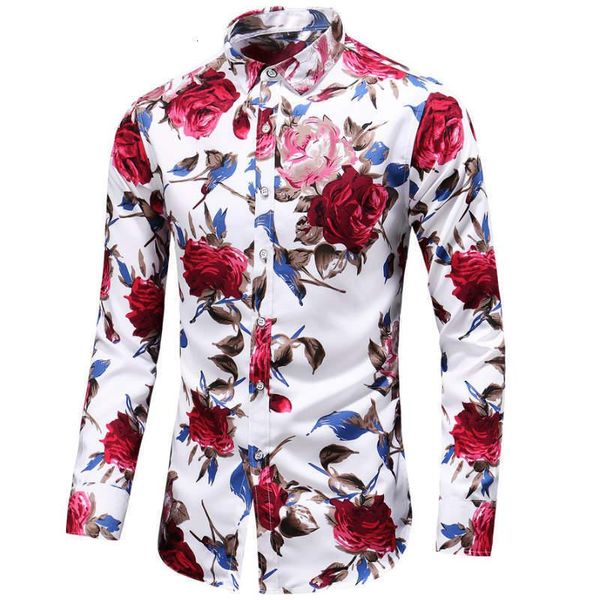 men's casual shirts fall 2021 fashion tight sleeve button long pink printed smaller 5xl 6xl 7xl, White;black
men's casual shirts fall 2021 fashion tight sleeve button long pink printed smaller 5xl 6xl 7xl, White;black