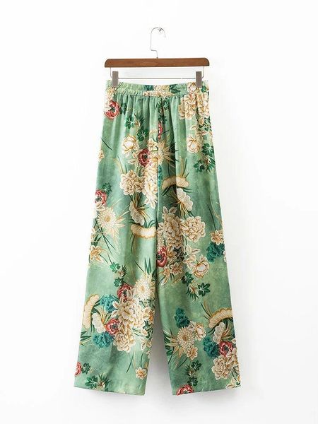 women's pants & capris 2021 green floral print bottom loose-fit pajama side pockets stretch waist back trousers - relaxed fit lounge, Black;white
women's pants & capris 2021 green floral print bottom loose-fit pajama side pockets stretch waist back trousers - relaxed fit lounge, Black;white