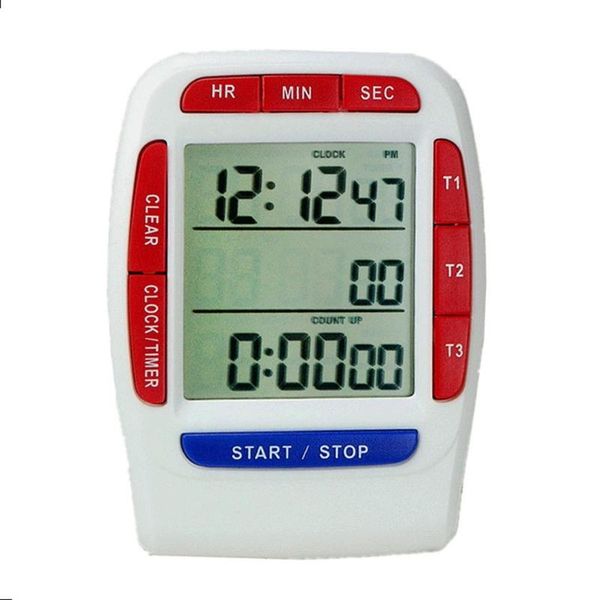 kitchen timers three-channel 9 buttons electronic timer digital lcd countdown clock lab multifunction white
kitchen timers three-channel 9 buttons electronic timer digital lcd countdown clock lab multifunction white