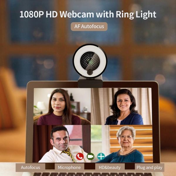 webcam with ring light autofocus built in microphone for live streaming/video 1.5m extension cable+tripod frosted style webcams
webcam with ring light autofocus built in microphone for live streaming/video 1.5m extension cable+tripod frosted style webcams