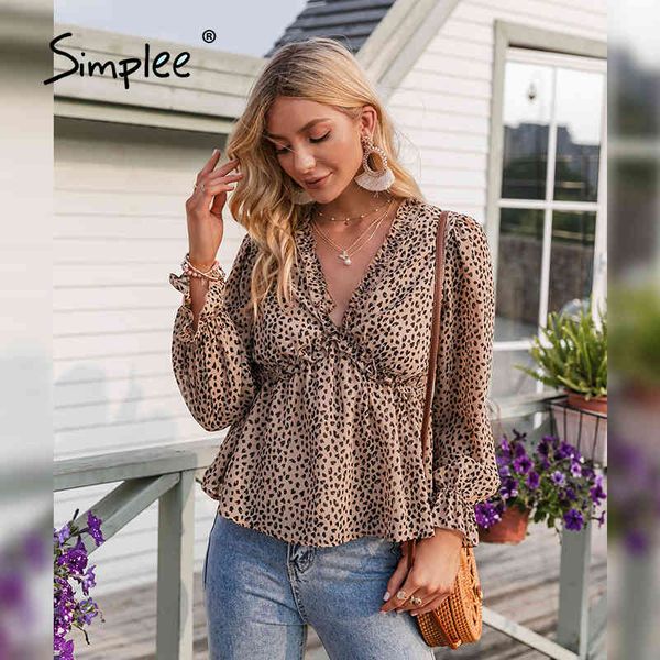 leopard ruffled spring shirt boluse women holiday chiffon print long sleeve summer blouse office work v-neck short 210414, White
leopard ruffled spring shirt boluse women holiday chiffon print long sleeve summer blouse office work v-neck short 210414, White