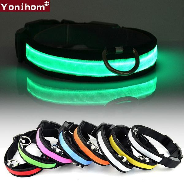 dog collars & leashes nylon collar led luminous pet light night safety perro flashing glowing cute for small dogs
dog collars & leashes nylon collar led luminous pet light night safety perro flashing glowing cute for small dogs