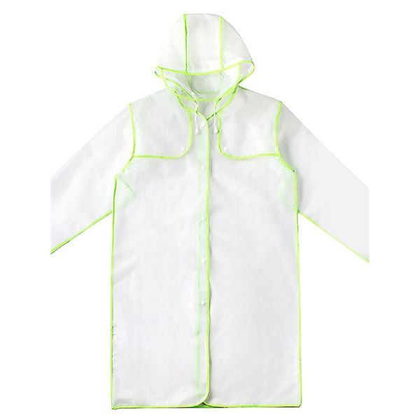 raincoats eva transparent thickened windproof hiking camping rain coat environmental with hat waterproof poncho fashion button 
raincoats eva transparent thickened windproof hiking camping rain coat environmental with hat waterproof poncho fashion button