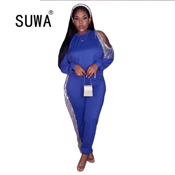 trendy chic tassel sequins women two piece outfits off shoulder long sleeve tunic skinny pencil pants lounge wear 210525, White
trendy chic tassel sequins women two piece outfits off shoulder long sleeve tunic skinny pencil pants lounge wear 210525, White
