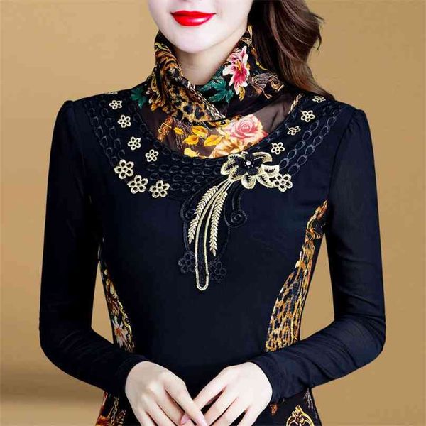 plus thickened high neck warm lace bottoming shirt women mesh long sleeve autumn winter embroidery flora blouses 210719, White
plus thickened high neck warm lace bottoming shirt women mesh long sleeve autumn winter embroidery flora blouses 210719, White