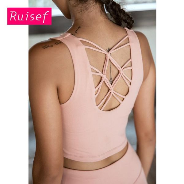 gym clothing women sport bra fitness workout black pink purple gray padded push up bras activewear, White;black
gym clothing women sport bra fitness workout black pink purple gray padded push up bras activewear, White;black