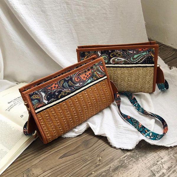 ethnic style vintage straw woven flower printing shoulder crossbody messenger bag ladies beach vacation handbags cross body
ethnic style vintage straw woven flower printing shoulder crossbody messenger bag ladies beach vacation handbags cross body