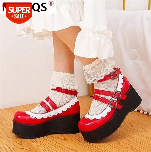 2021 plus size 43 women solid buckle platform marry janes shoes lolita thick bottom gothic women's pumps girls wedge heel #zx6b
2021 plus size 43 women solid buckle platform marry janes shoes lolita thick bottom gothic women's pumps girls wedge heel #zx6b