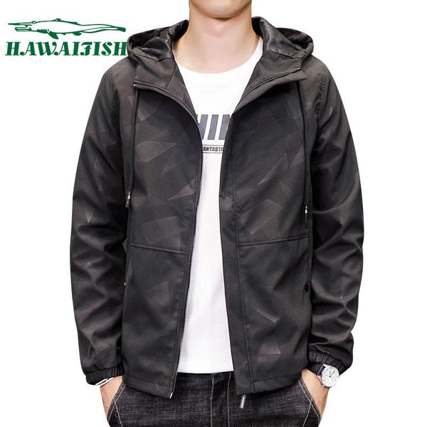 men's jackets hawaifish brand jacket autumn casual young trendy hooded windbreaker 2021 fashion casaco masculino, Black;brown
men's jackets hawaifish brand jacket autumn casual young trendy hooded windbreaker 2021 fashion casaco masculino, Black;brown