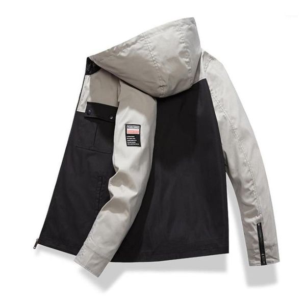 spring autumn mens jacket coat hooded casual fashion patchwork color men windbreaker male bomber men's jackets, Black;brown
spring autumn mens jacket coat hooded casual fashion patchwork color men windbreaker male bomber men's jackets, Black;brown