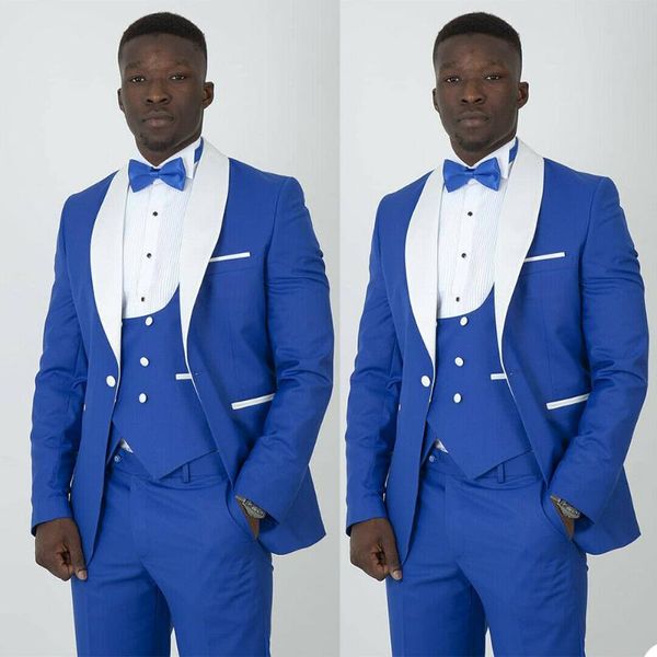 men's suits & blazers 2021 regular slim fit wedding custom made white peaked lapel royal blue 3 pieces jacket+vest+pants tailored, White;black
men's suits & blazers 2021 regular slim fit wedding custom made white peaked lapel royal blue 3 pieces jacket+vest+pants tailored, White;black