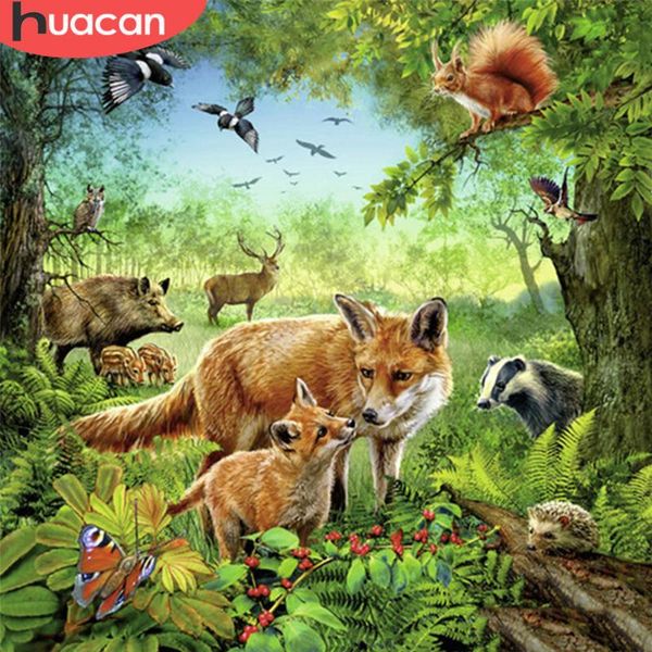 diamond painting huacan full square/round diy 5d embroidery animal mosaic forest home decor craft kit
diamond painting huacan full square/round diy 5d embroidery animal mosaic forest home decor craft kit