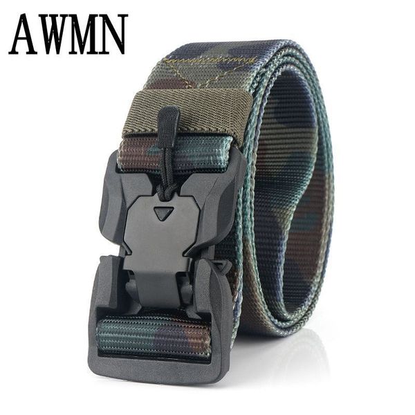 durable fashion the felt 2021 outdoor tactical belt, military training magnetic buckle, real nylon camouflage men's belt, Black;brown
durable fashion the felt 2021 outdoor tactical belt, military training magnetic buckle, real nylon camouflage men's belt, Black;brown