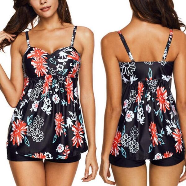 women's swimwear women plus size print tankini swimjupmsuit swimsuit beachwear padded female high waist bathing suit j18#, White;black
women's swimwear women plus size print tankini swimjupmsuit swimsuit beachwear padded female high waist bathing suit j18#, White;black