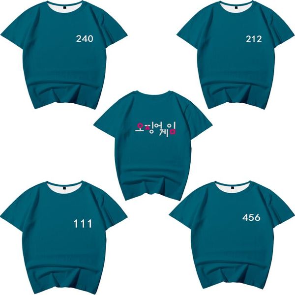 men's t-shirts 3d squid game t-shirt men women tees fashion summer kids t shirts harajuku hip hop boys girls casual blue, White;black
men's t-shirts 3d squid game t-shirt men women tees fashion summer kids t shirts harajuku hip hop boys girls casual blue, White;black