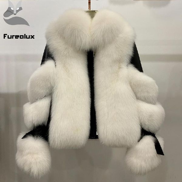 women's fur & faux furealux winter woman short coat with sheepskin leather jackets thick warm luxury natural fashion overco, Black
women's fur & faux furealux winter woman short coat with sheepskin leather jackets thick warm luxury natural fashion overco, Black